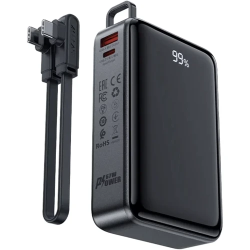 Внешний аккумулятор Acefast Power Bank 20000mAh M4 67W Black