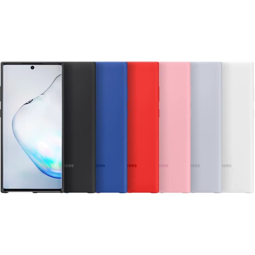 Аксессуар для смартфона Samsung Silicone Cover White (EF-PN975TWEGRU) for Samsung N975 Galaxy Note 10 Plus: Цвет белый