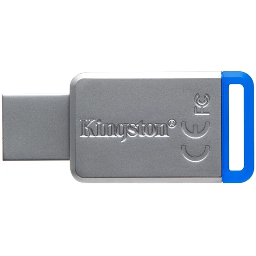 USB-флешка Kingston 64GB DataTraveler 50 USB 3.0 Metal/Blue (DT50/64GB): Максимальная скорость чтения, МБ/с 110