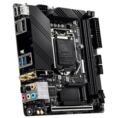 MSI H410I PRO WIFI: Роз'єми на задній панелі USB 2.0, USB 3.2 Gen 1, S / PDIF (оптичний)