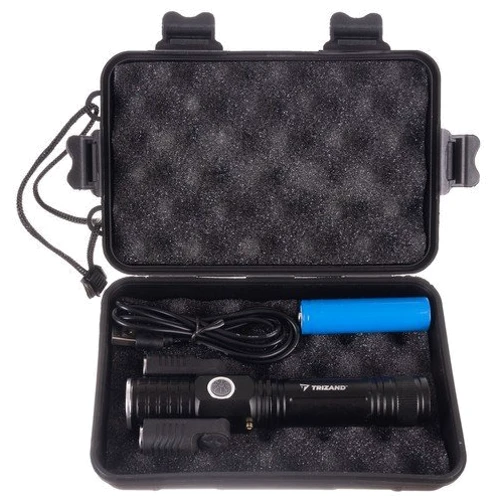 Ліхтар туристичний Trizand Searchlight ручний T6 2 LED ZOOM, 600 mAh фото 7