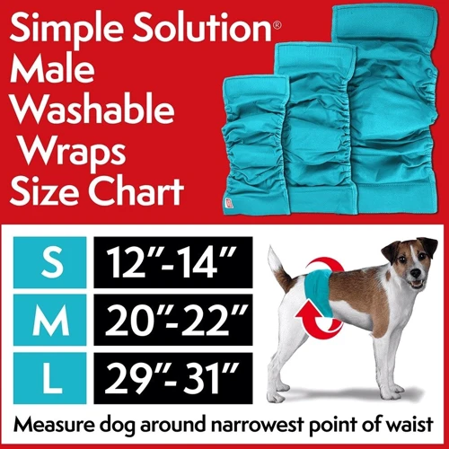 Гигиеническая подкладка-протектор Simple Solution SS Washable Male Wrap Large для кобелей большая 6 р (ss11242) фото 6