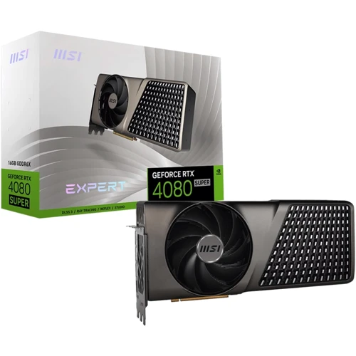 Видеокарта MSI GeForce RTX 4080 SUPER 16GB GDDR6X EXPERT: Исполнение Трехслотовое
