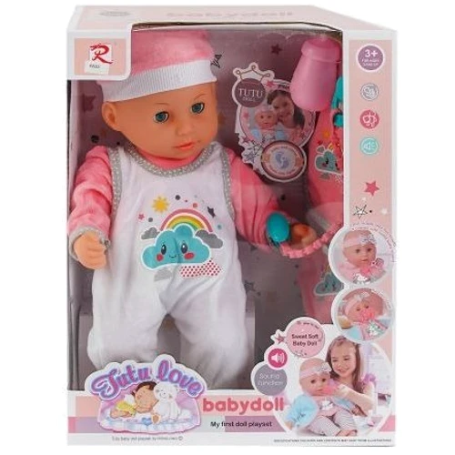 Пупс MIC Tutu Doll с аксессуарами розовый (6633)