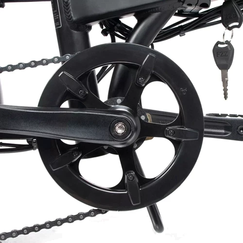 Електровелосипед міський SAMEBIKE 20LVXD30-II (350 Вт, 10 А/год, 48 В), колеса 20", білий фото 14