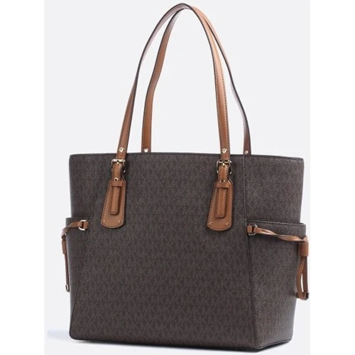 Женская сумка тоут Michael Kors VOYAGER EW TOTE темно-коричневая (30T8GV6T4B200): Застежка Без застежки