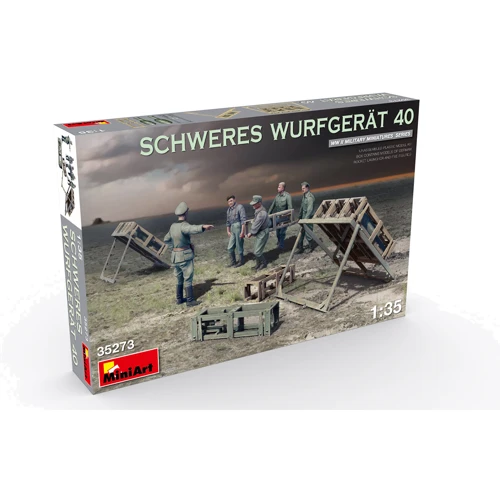 Сборная модель MiniArt MA35273 Немецкая Ракетная Установка S.W.s. 40
