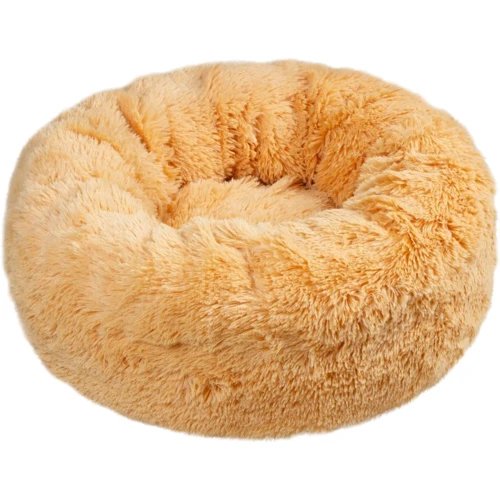 Лежак Red Point Donut зі знімною подушкою абрикосовий d 50 см (ЛК.01.Т.94.68.000)