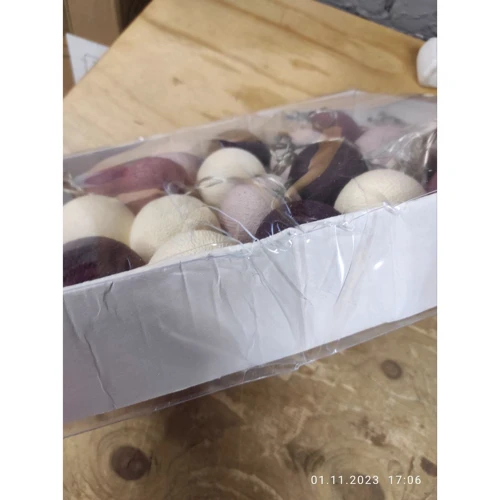 Гирлянда Cotton ball lights на 20 шаров 3,8м, Rosegarden (Электрогирлянды)(79012034)Stylus approved фото 3