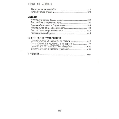 Костянтина Малицька: Чом, чом, земле моя: ISBN 978-966-399-670-7