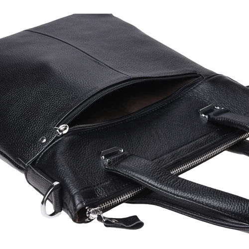 Мужская сумка планшет Keizer черная (K17600-2-black): Фактура Матовая, Зернистая