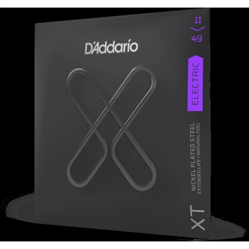 Струна для гитар Комплект струн D'addario XTE1149 XT Electric Nickel Рlated Steel Medium (11-49): В комплекте Набор из 6 струн