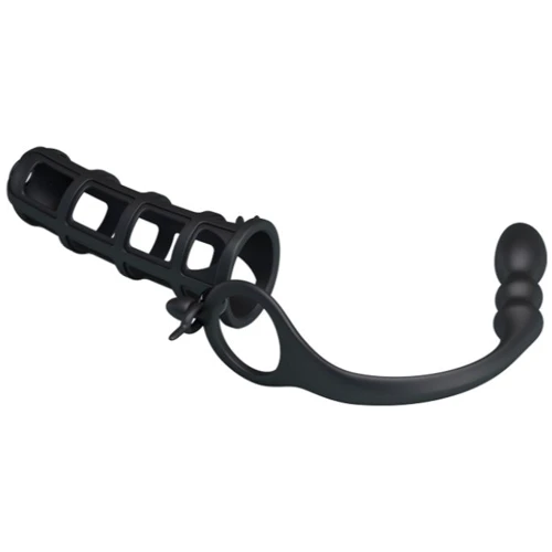Насадка на член LYBAILE Pretty Love Hercules Penis Sheath Black
