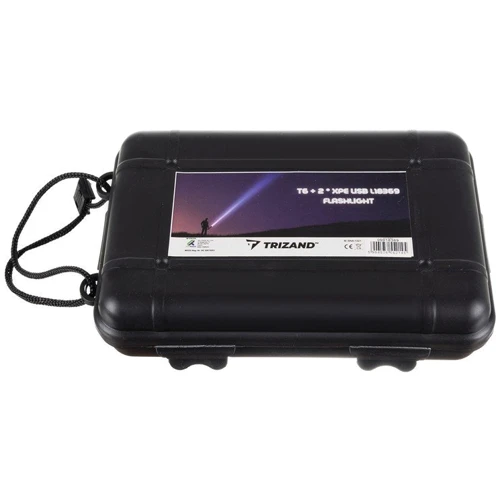 Ліхтар туристичний Trizand Searchlight ручний T6 2 LED ZOOM, 600 mAh фото 6