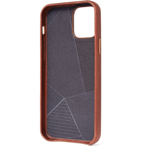 Чохол для iPhone Decoded Leather Brown (D20IPO54BC2CBN) for iPhone 12 mini: Матеріали шкіра