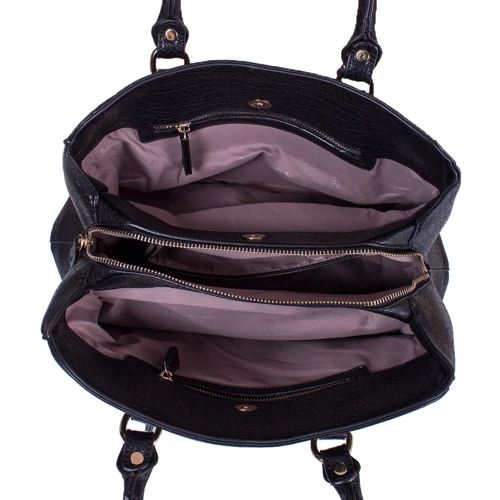 Женская сумка тоут Amelie Galanti черная (A991367-black): Страна производитель Китай