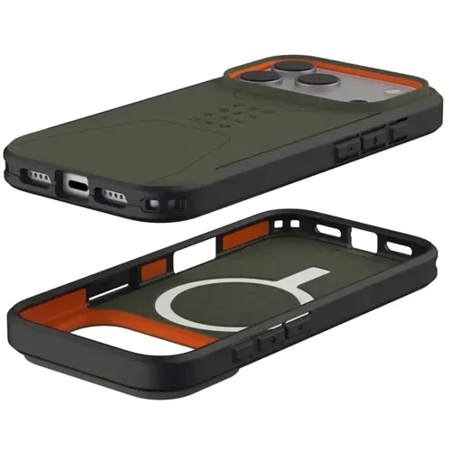 Чехол для iPhone Urban Armor Gear UAG Civilian Magsafe Olive/Orange (114545117297) for iPhone 17 Pro