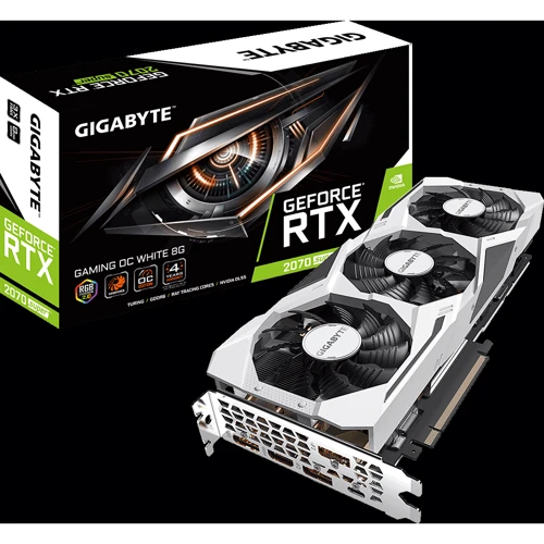 Видеокарта Gigabyte GeForce RTX 2070 SUPER GAMING OC WHITE 8GB (GV-N207SGAMINGOC WHITE-8GC)