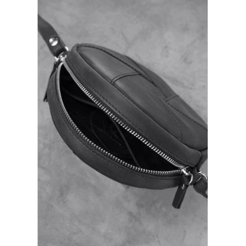 Женская сумка через плечо BlankNote черная (BN-BAG-11-g): Фактура Матовая, Гладкая