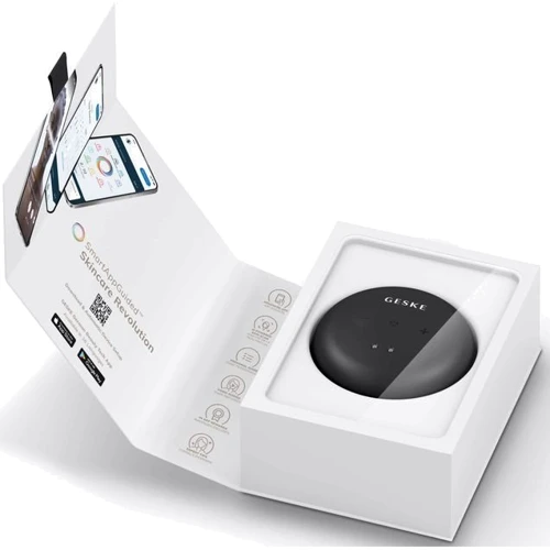 Массажер Звуковой массажер для лица и тела GESKE Sonic Cool & Warm Face and Body Massager 9 в 1 Gray (GK000699GY01)