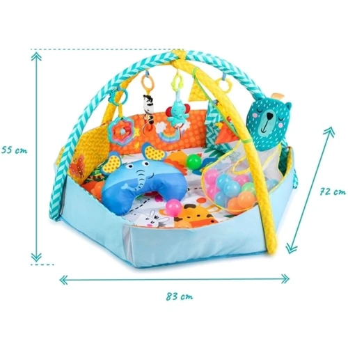 Детский развивающий коврик MoMi Multi (MAED00003): Размер, см 55х83х72