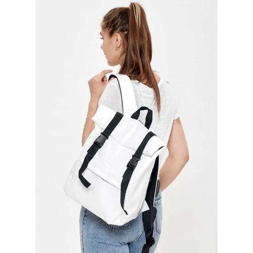 Женский рюкзак Sambag RollTop Milton белый (24211008