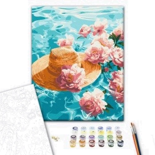 Картина по номерам Brushme Водные пионы 40х50 см (BS54087): Производитель Brushme