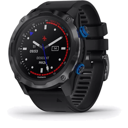 Смарт-годинник Garmin Descent Mk2i Titanium Carbon Gray DLC with Black Band (010-02132-01 / 11)