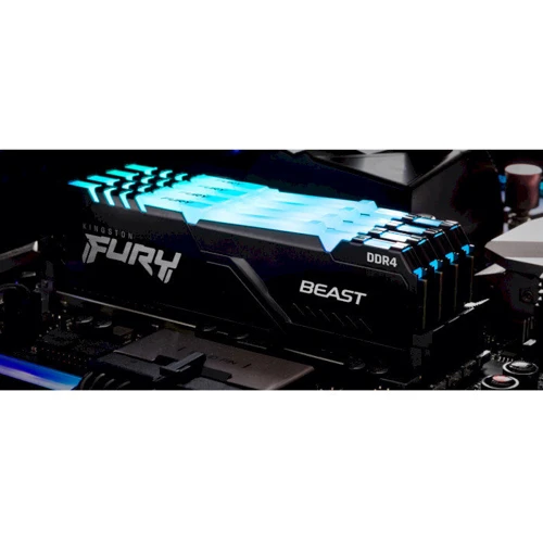 Kingston FURY 16 GB (2x8GB) DDR4 3600 MHz Beast RGB (KF436C17BBAK2/16): Производитель Kingston Fury (ex.HyperX)