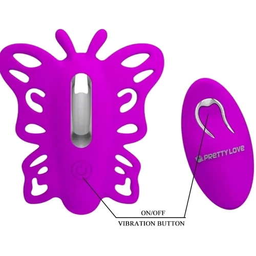 Мультифункциональный вибростимулятор с ДУ Pretty Love Katherine Violet, BI-014849W