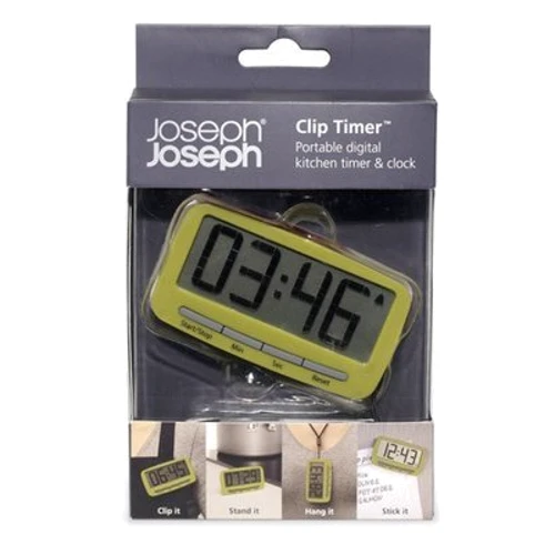 Таймер кухонний Joseph Joseph Clip Timer Зелений (Green) (40081) фото 2