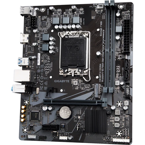 GIGABYTE H610M K DDR4: Разъемы на плате USB 3.2 Gen 1, USB 2.0