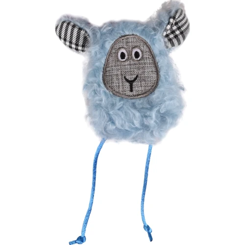 Игрушка для котов шуршащая Flamingo Rizzo Sheep Риццо овечка с кошачьей мятой 8 см (59122) фото 2