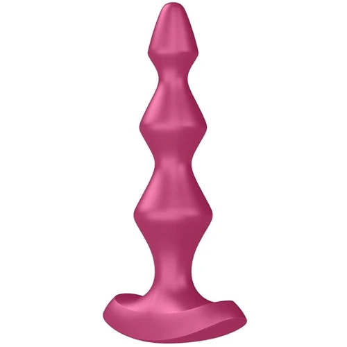 Анальный стимулятор-бусины с двумя моторами Satisfyer Lolli-Plug 1 (Berry)