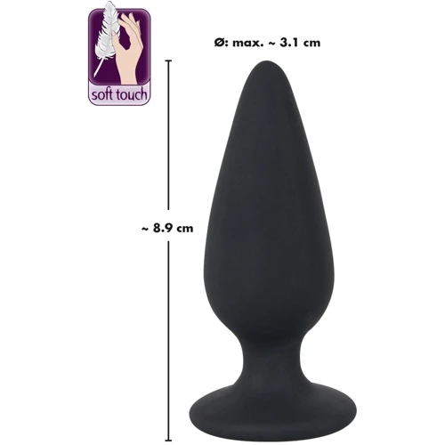 Анальная пробка Orion Black Velvets Heavy Plug Medium
