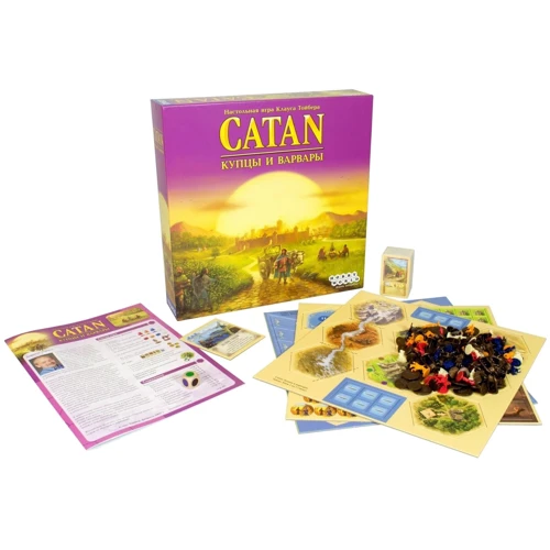 Настольная игра Hobby World Колонизаторы. Купцы и варвары (3-е рус. изд., CATAN) (181901): Вид стратегические
