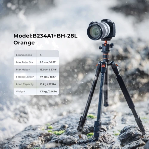 K&F Concept К234А1+BH-28L (KF09.080V1): Тип штатива напольный