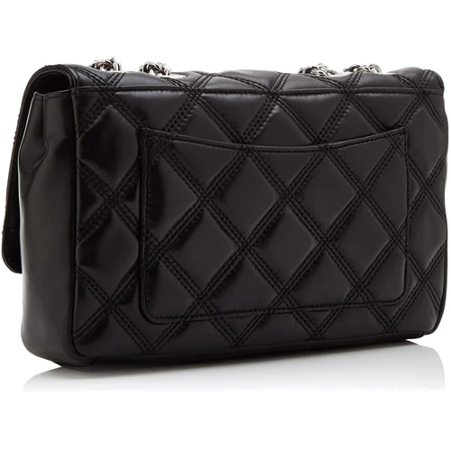 Женская сумка через плечо Guess Kiki Crossbody Flap черная (HWKIKIL0121-BLA): Пол Женский