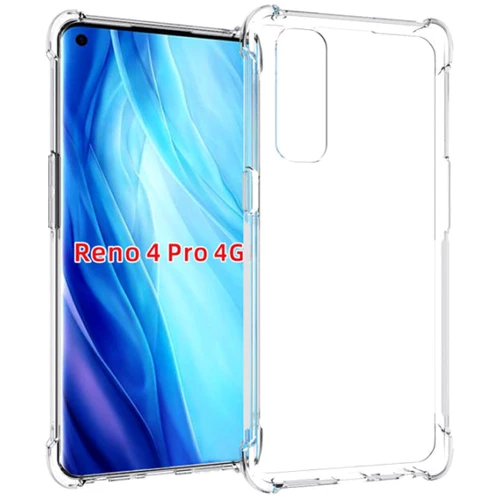 Аксессуар для смартфона TPU Case GETMAN Ease logo Transparent for Oppo Reno 4 Pro 5G