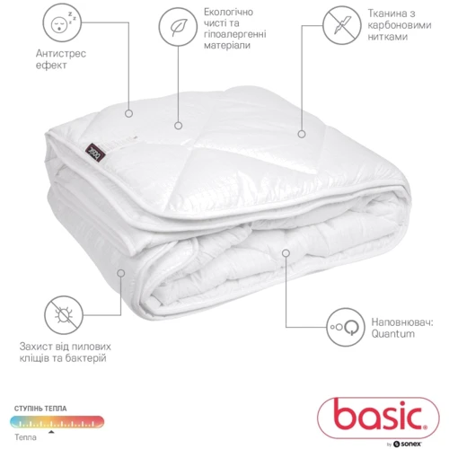Одеяло Sonex Basic Antistress Cube 140x205 см (SO102443): Тип Антиаллергенные