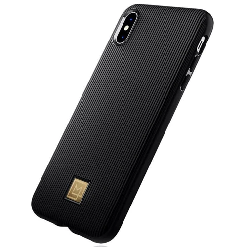 Чехол для iPhone Spigen La Manon Classy Black (065CS24958) for iPhone Xs Max: Материалы силикон