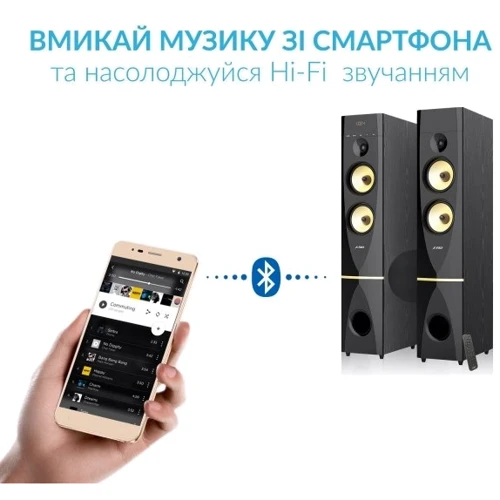 Акустическая система F&D T-88X Black: Диапазон воспроизводимых частот 40-20000 Гц