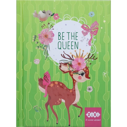 Блокнот ZiBi BE THE QUEEN, А-6, 64л., Кл., Салатовий (ZB.12713-15)