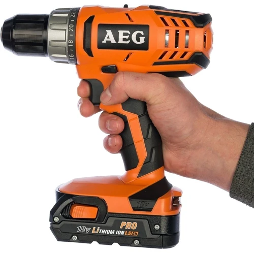 Дрель AEG BS 18 G2 Li-152 (4935433950): Тип патрона быстрозажимной