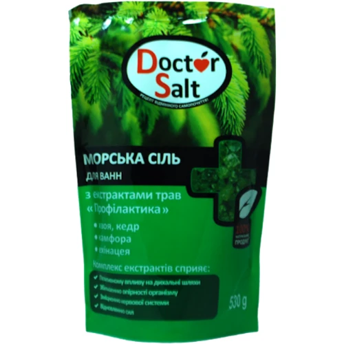 Doctor Salt Сіль для ванн з екстрактом трав 530 g