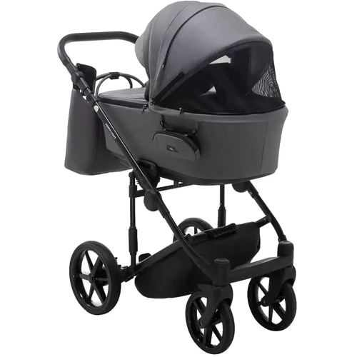 Коляска 2 в 1 Adamex Porto Light Экокожа SA-4 темно-серая (625715): Материал колес EVA