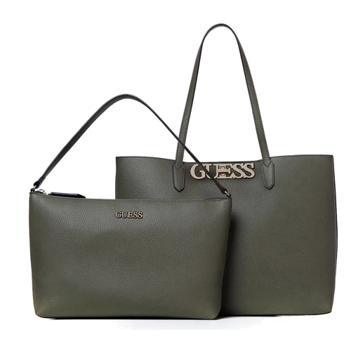 Женская сумка тоут Guess Uptown Chic Barcelona Tote оливковая (HWVG7301230-OLV): Тип Сумки