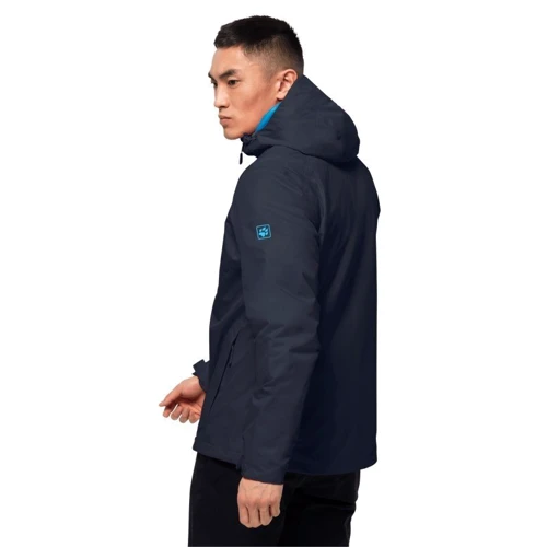 Куртка Jack Wolfskin Frosty Morning JKT M 1113721-1010 48 темно-синяя зимняя с капюшоном: Длина рукава Длинный
