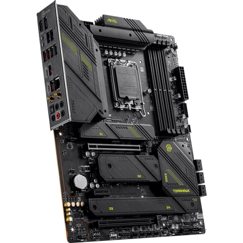 MSI MAG Z790 TOMAHAWK MAX WIFI: Разъемы на задней панели S/PDIF (Оптический), USB 3.2 Gen 1, USB 3.2 Gen 2, USB Type-C, HDMI, Ethernet RJ-45, DisplayPort