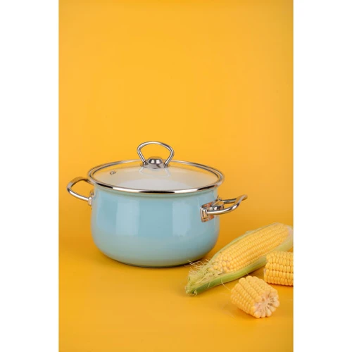 Кастрюля Infinity Turquoisw Blue SCE-P652 люкс 20 см 3.7 л (6667311): Тип Традиционная